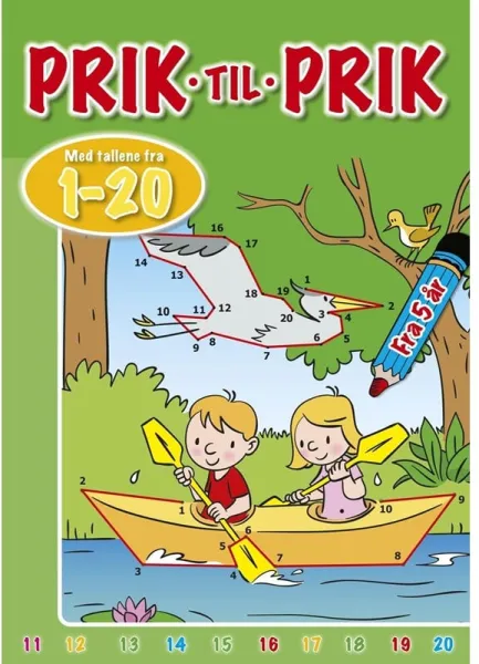 Punkt zu Punkt mit den Zahlen von 1 bis 20 (Kanu) - Hobby - Heft
