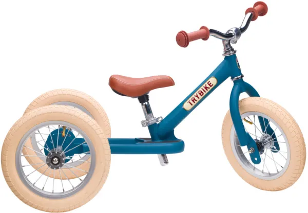 Trybike 3-rädrig, Vintage Blau
